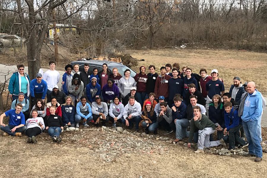Students from FWCD and TVS came together at the Como Community Garden on MLK day.