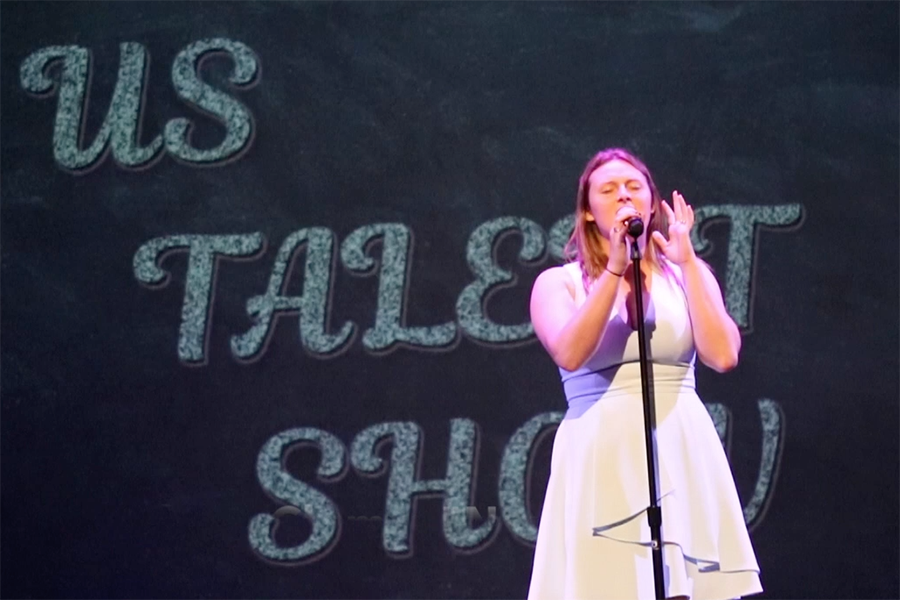 Kathleen Clum 18 sings Never Enough from the movie The Greatest Showman at the Upper School Talent Show.