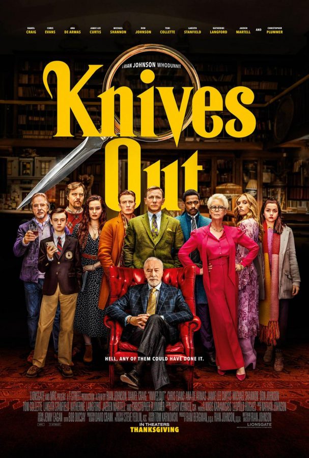 Release poster for Knives Out. Courtesy of FWCD. 