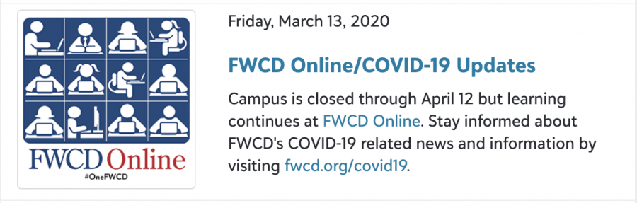 An informative link on the FWCD Portal. 