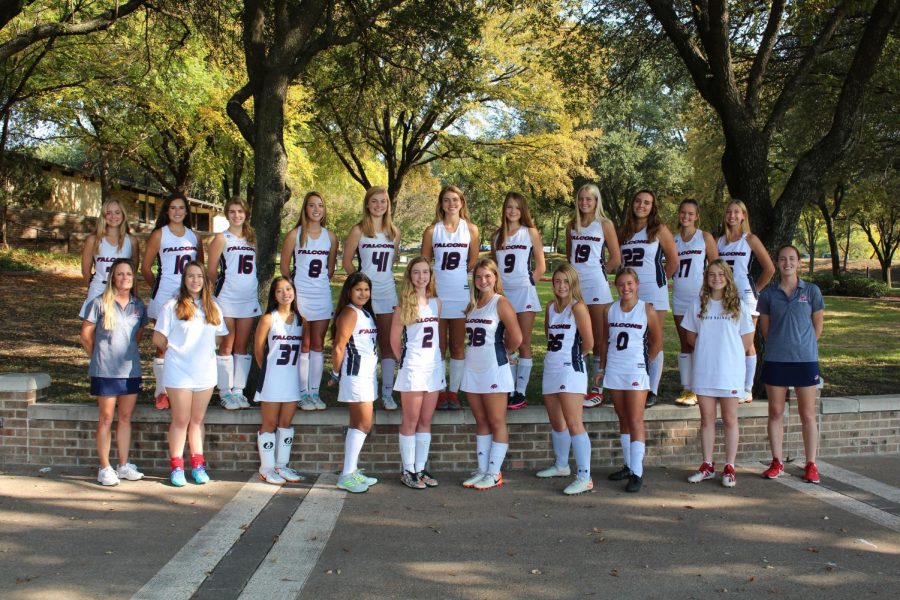 The varsity field hockey team played their first game against All Saints on October 1. 