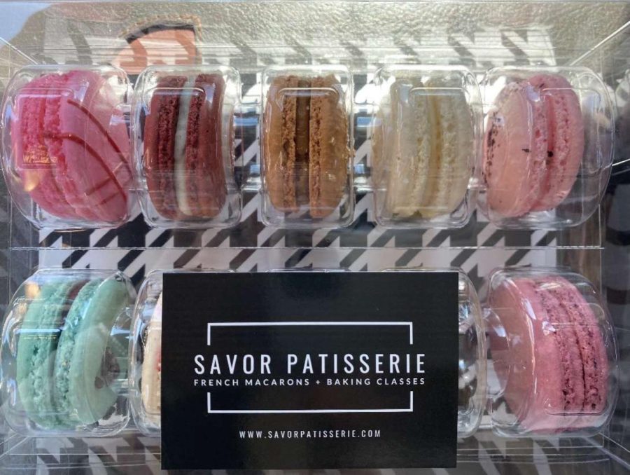 These+macarons+were+colorful+and+delicious.