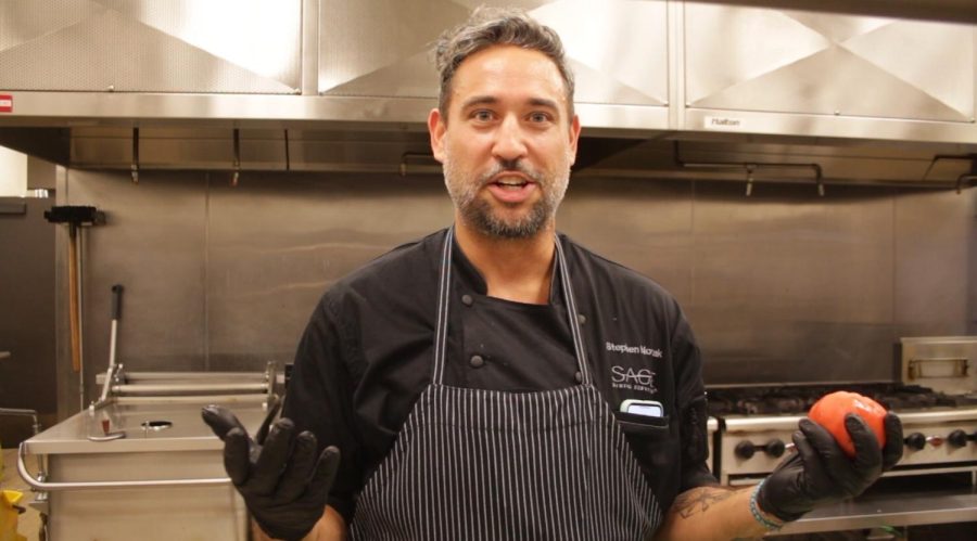 Chef Novak explains how to pick your gazpacho produce.