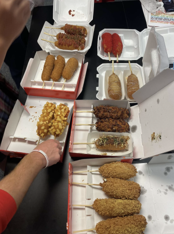 All of the K-Town Corn Dogs and the packaging in Quill class. 