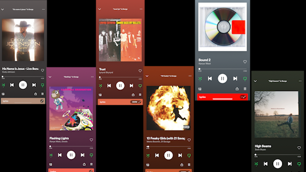 Students shared a variety of their Spotify Wrapped songs. 