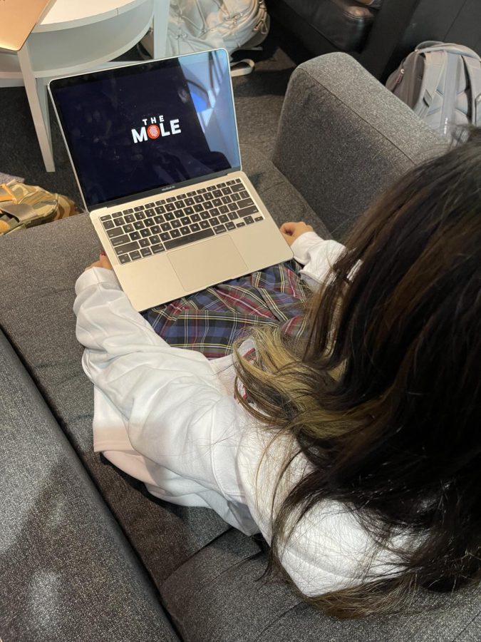 Vianey Frias 25 enjoying Netflix series, The Mole.