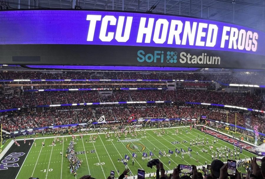 TCU+playing+at+the+College+Football+Playoff+National+Championship+game.+Photo+by+Campbell+Beebe+23.+