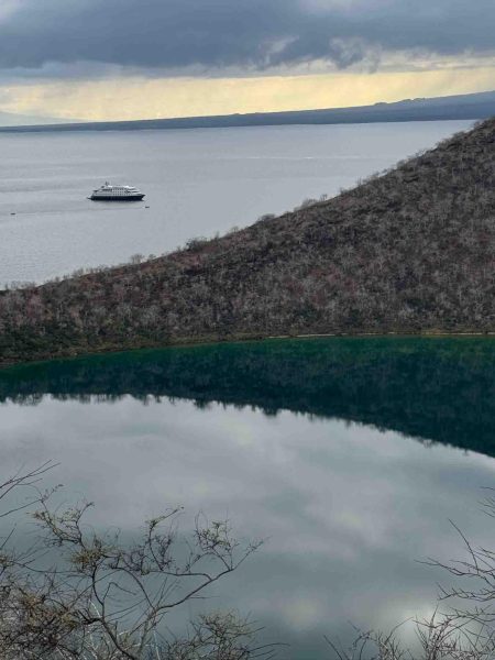 Darwins Lake in the Galapagos (an archipelago in Ecuador) on January 2, 2024. 