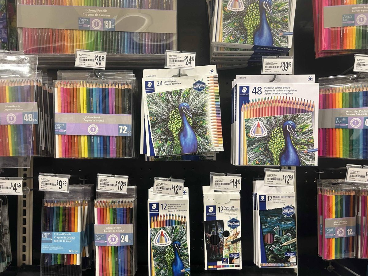 For people that draw in their journals, Micheals offers a wide selection of pencils to choose from.