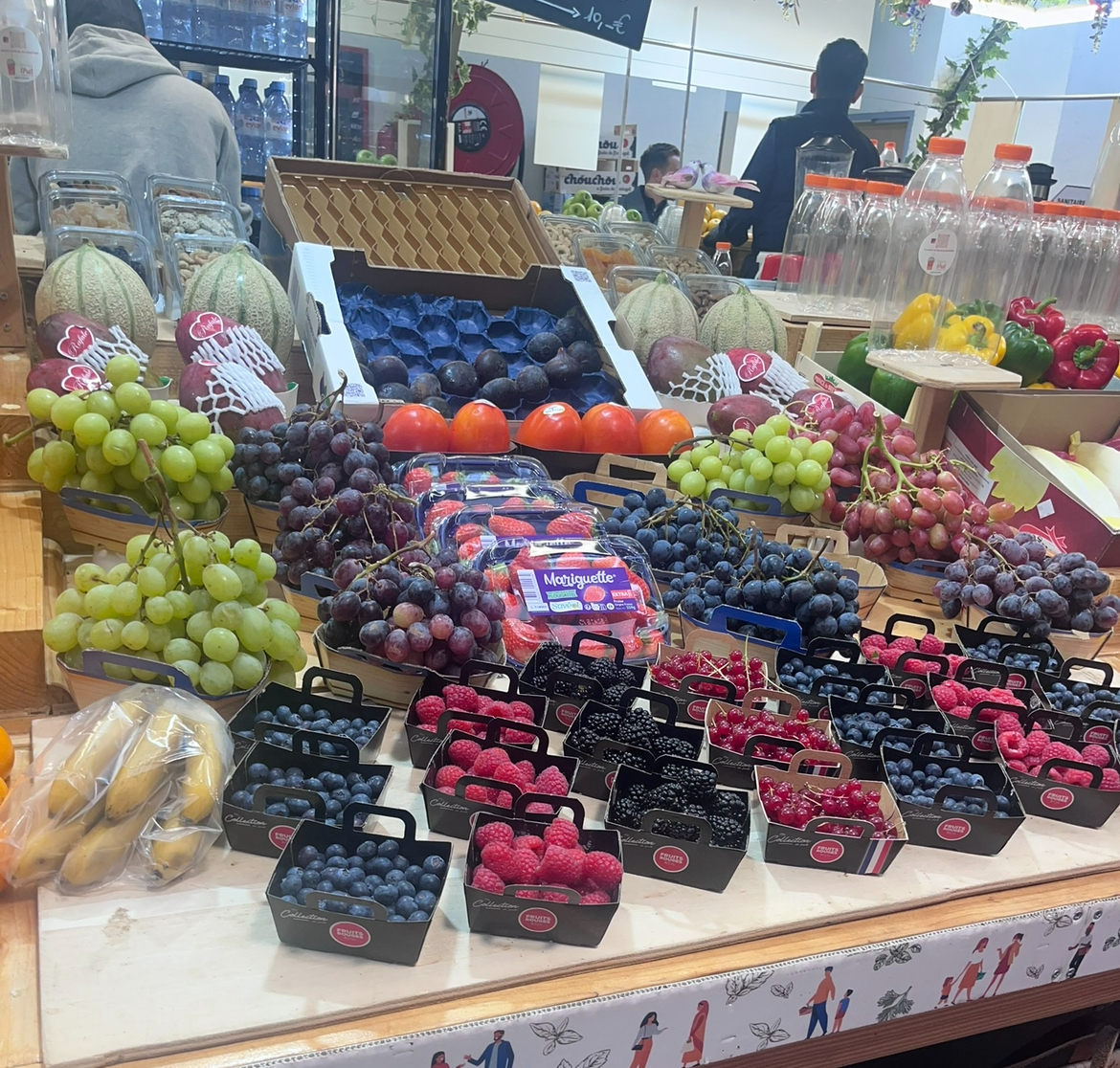 Some of the Delicious Fruit at the Marais Sunday Market.