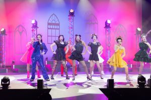 Performers dance on stage during SIX: Teen Edition. The high schoolers show attitude during the opening number of the show.