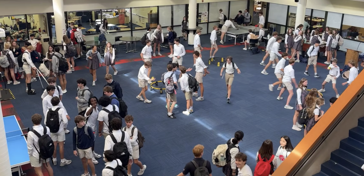 Commons Games take place during announcements and after lunch, creating an energetic environment. 