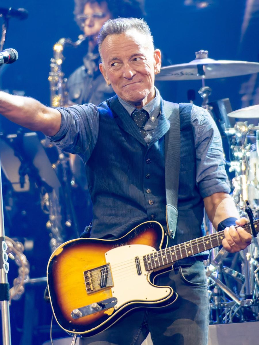 Bruce Springsteen performs on stage at one of his more recent concerts. Photo courtesy of Raph_PH. 