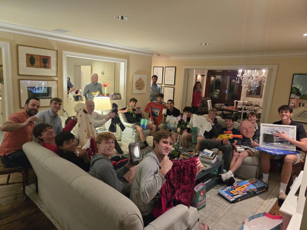 Team celebrates the holidays together over winter break with activities including a gift exchange.