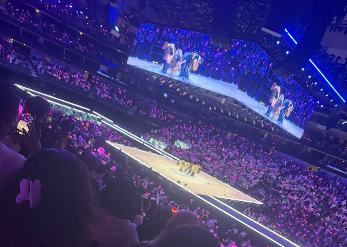 Our view of the stage was perfectly clear, which made singing our hearts out all the more fun.